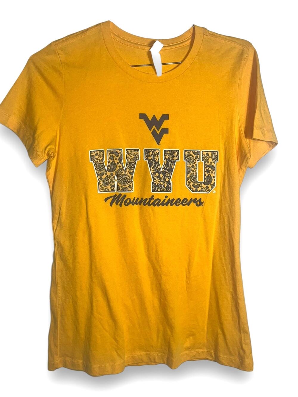 West Virginia University Mountaineers Bella + Canvas graphic tee | Junior Size L
